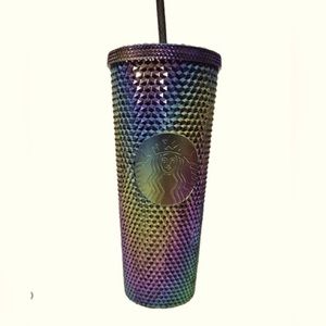 CLEARANCE MAKE OFFER !STARBUCKS 2023 HALLOWEEN OIL SLICK IRRIDESCENT TUMBLER NWT